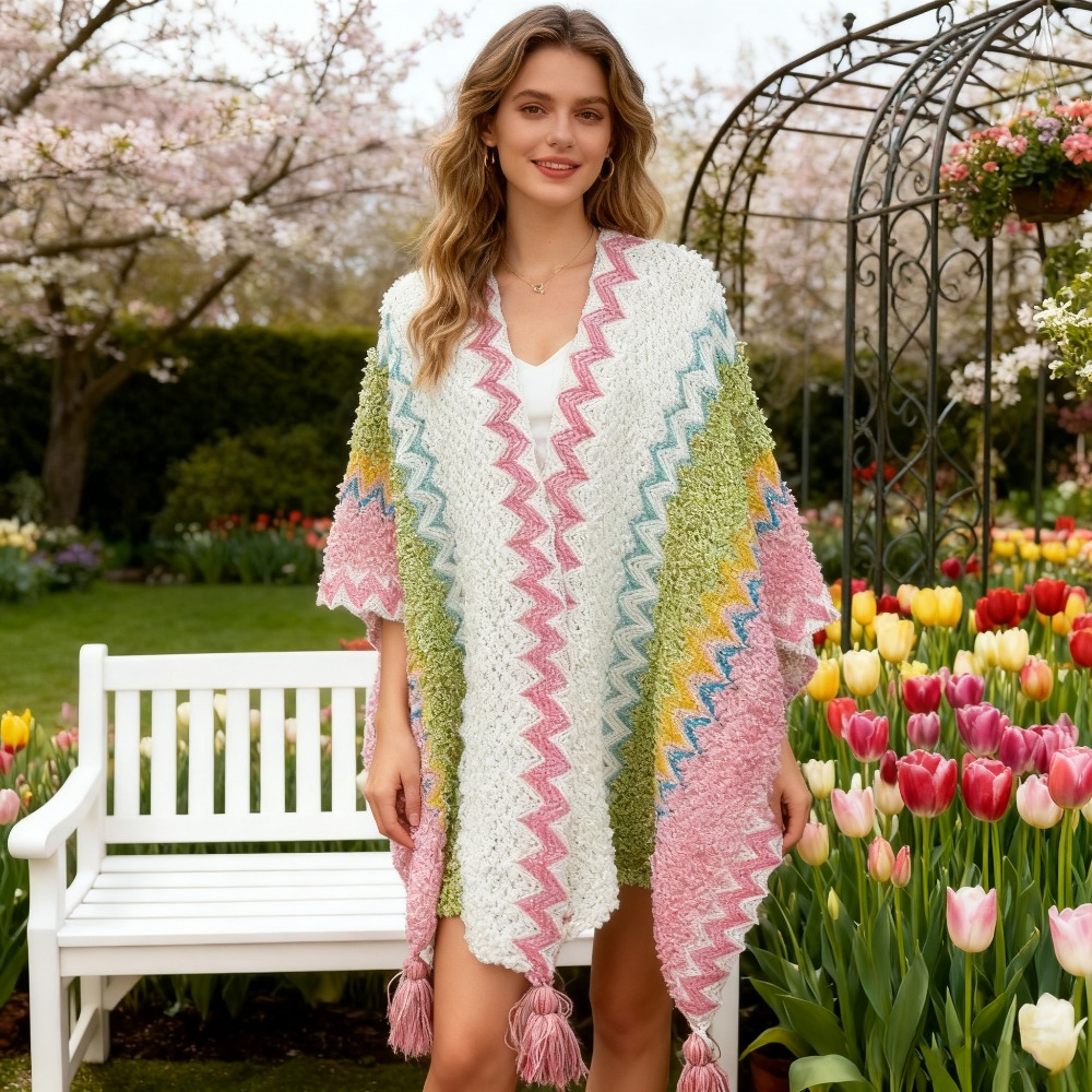 民族風のマント、冬の旅行の必需品、ケープ、北風カーディガン、 - Go Ethnic Fashion のレビューと価格
